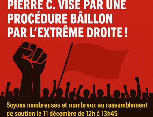 Soutien à Pierre camarade de la CGT35 attaqué par l’extrême droite dans une procédure baillon en diffamation