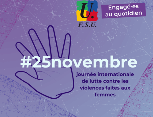 Contre les Violences Sexistes et Sexuelles – Se mobiliser le 25 novembre