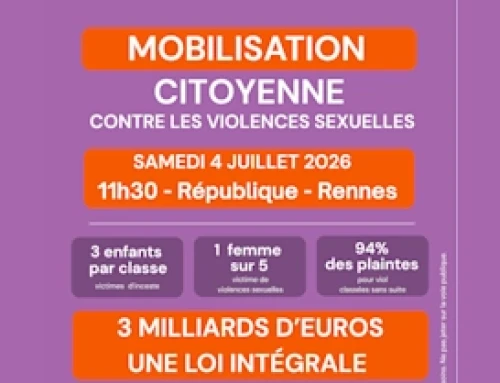 RENNES : MARCHONS POUR UNE LOI INTEGRALE CONTRE LES VSS – 4juillet2026
